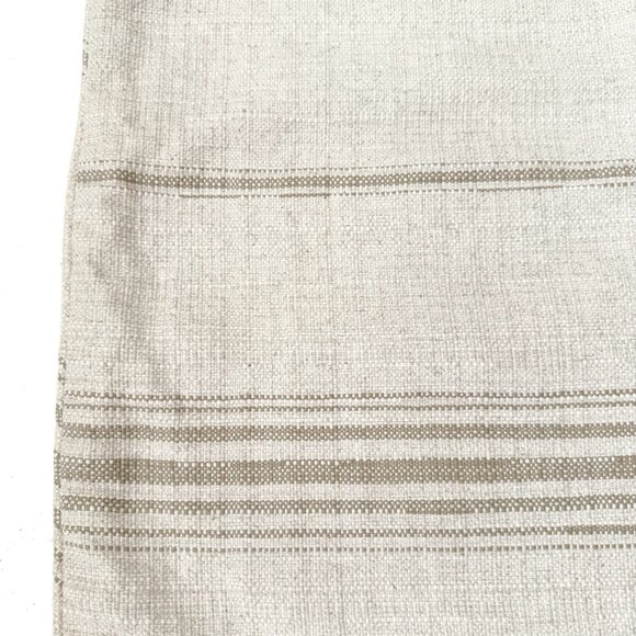 Pottery Barn Pillow Cushion Cover Neutral Natural Farmhouse Heavy Cotton Zip - Picture 5 of 10